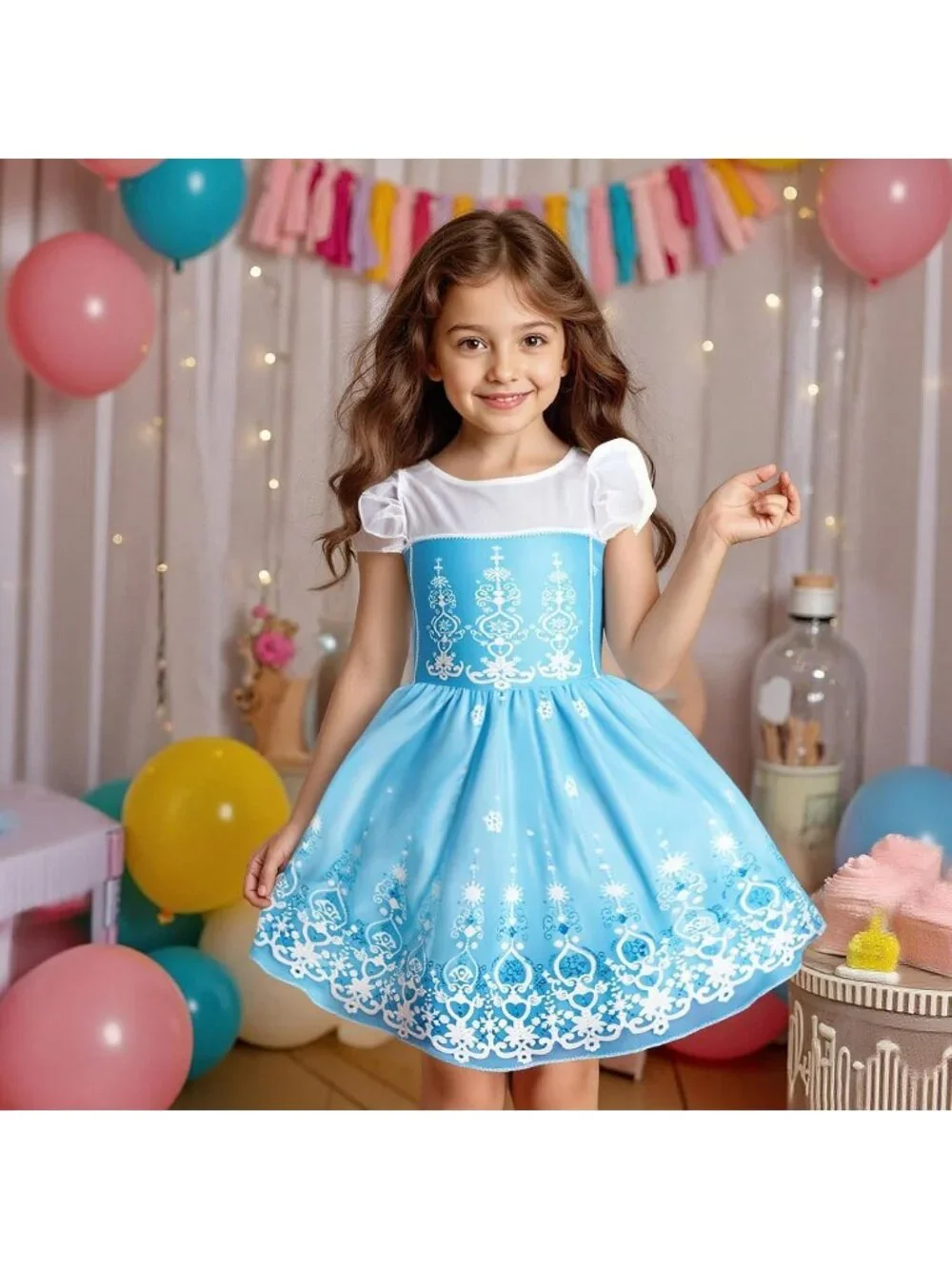 Princess Dress Up Trunk 16PCS Costume Set for Girls Birthday Gift - Purple
